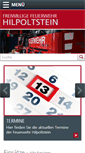 Mobile Screenshot of feuerwehr-hilpoltstein.de